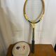 Raquette ancienne tennis Montana gold seal bois + étui coq sportif