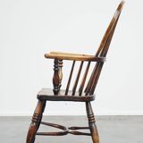 Fauteuil anglais Windsor ancien en bois