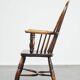 Beautiful, practical antique English highback Windsor chair with a lovely patina