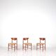Ensemble de 4 chaises à repas en teck par Peter Hvidt & Orla Molgaard-Nielsen