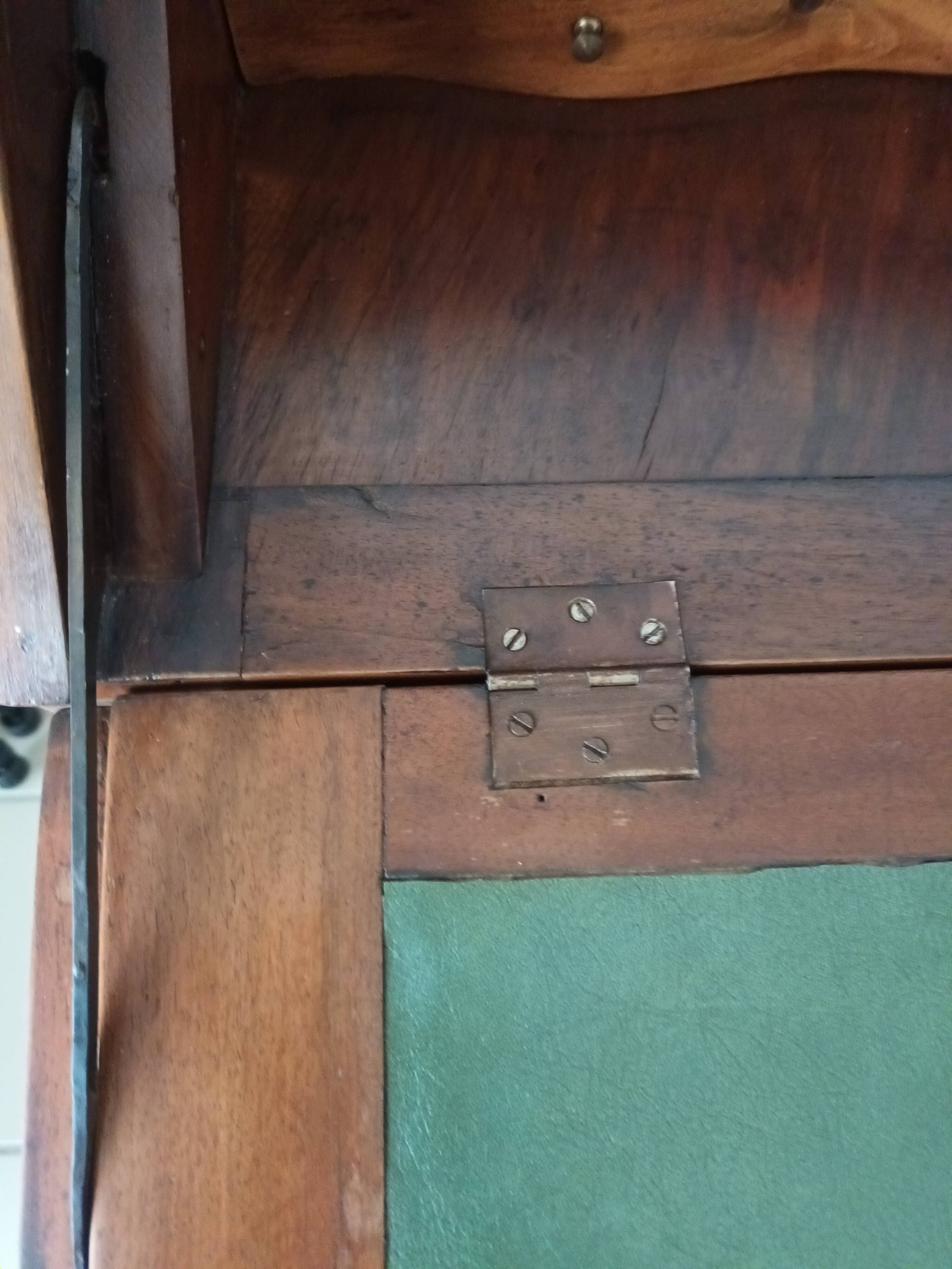 Louis XV style sloped secretary, 18th century.