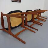 Mid-Century Danish Armchairs in Teak, 1960s, Set of 4