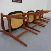 Mid-Century Danish Armchairs in Teak, 1960s, Set of 4