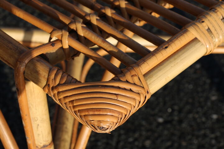Rattan armchair