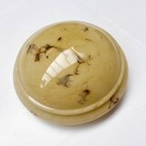 Art Deco bowl lamp with marble pattern from the 1930s