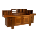 Silvio Coppola, for Bernini. Walnut enfilade with gradin. 1960s.