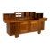 Silvio Coppola, for Bernini. Walnut enfilade with gradin. 1960s.