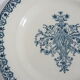 Lot of 4 flat plates Iron Earth, Alhambra model of Salins