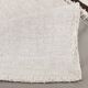 Tapis Kilim contemporain vintage Off White et noir 7x10, 218x307 cm