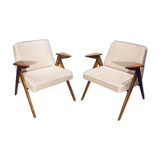Paire de fauteuils « Bunny » de J. Chierowski années 60