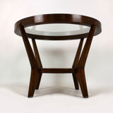 Round Coffee Table by Karel Koželka & Antonin Kropáček for Interier Praha, 1940s