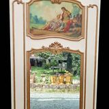 Old trumeau mirror