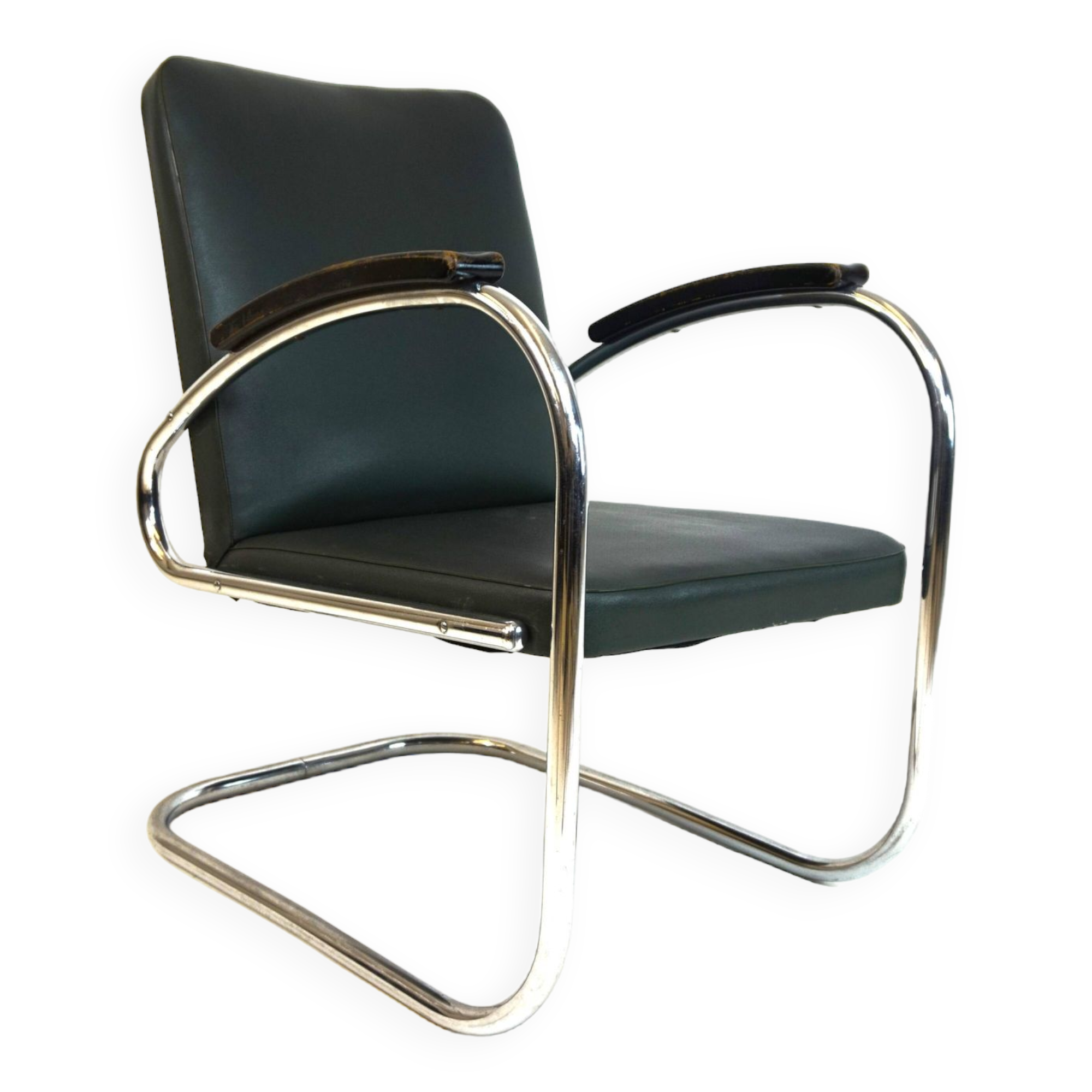 Fauteuil en acier tubulaire Mauser RS 7