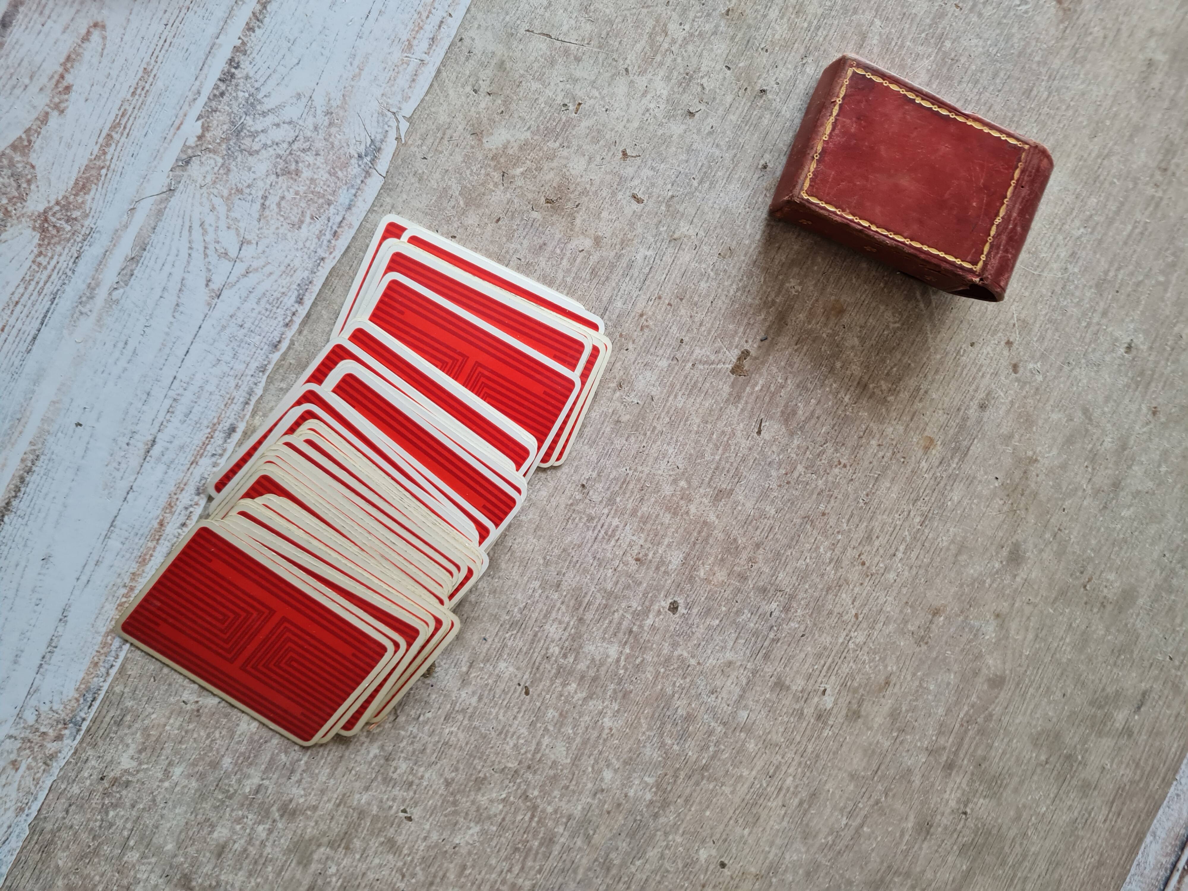 Hermes Paris playing cards designed and engraved by Draeger Frères