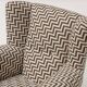 Pair of Italian Armchairs  in Zigzag Upholstery, 1960s