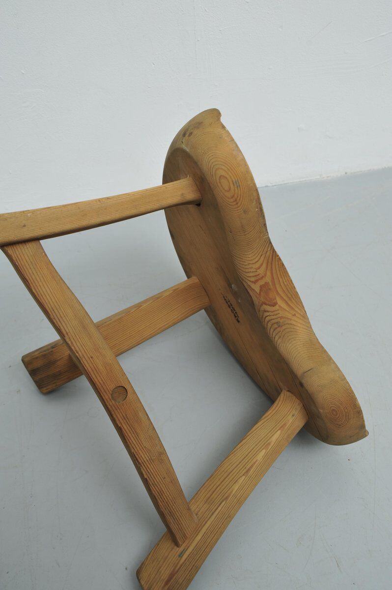 Vintage stool by Ragnvald Krogenæs for Krogenæs Møbler, 1960s