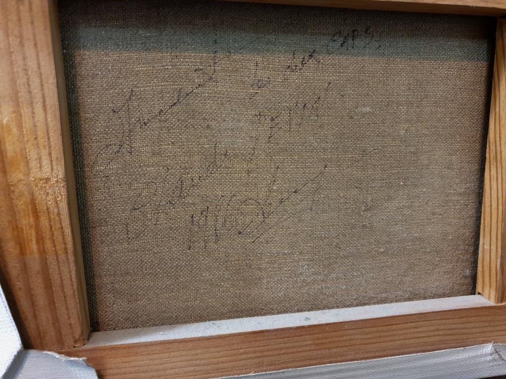 Table - Oil on canvas - Marine