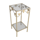 Wrought iron metal side table