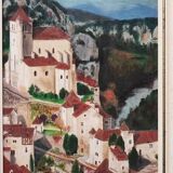 Tableau - village francais