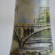 miniature vase with painted decoration from the city of Huy in Belgium
