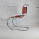 Chaise MR10 Mies Van Der Rorhe circa 1960 cuir cogna