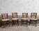 Set of 4 Vintage Rope Bistro Chairs
