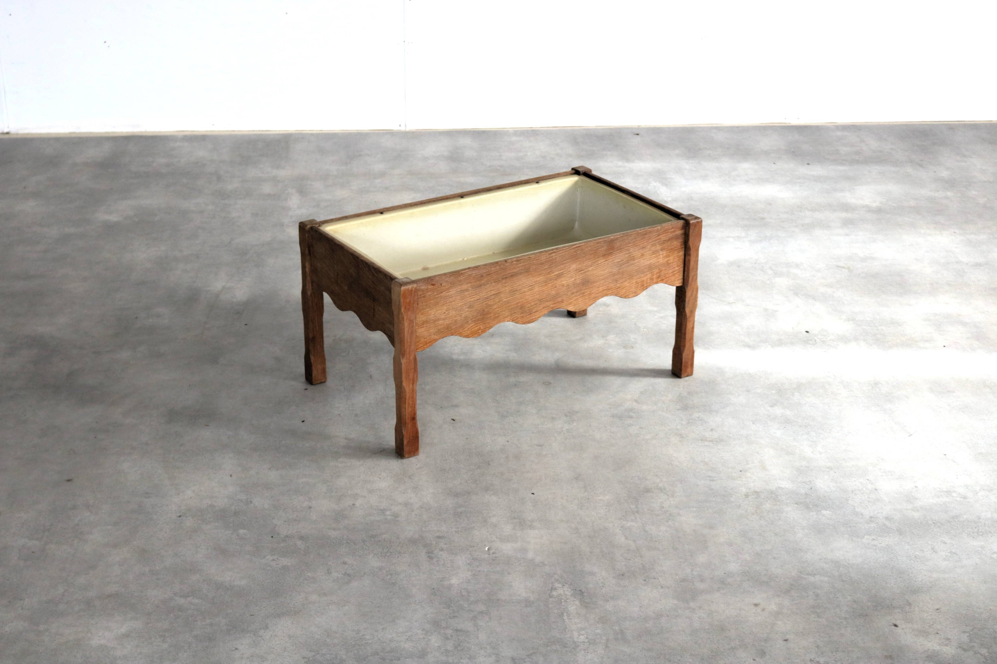 Brutalist planter | plant stand | 1960s | Danish