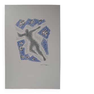 André Masson: The Dance Under the Stars, original signed lithograph