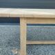 Table de ferme 3m20 chêne massif 2 rallonges