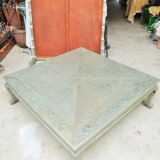 Coffee table India metal pushed back