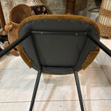 60s velvet cocktail chairs