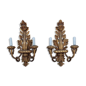 Paire d’appliques en