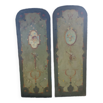 Deux toiles peintes