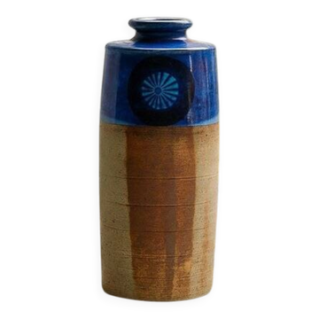 Mid-century modern studio art ceramic vase by Inger Persson for Rörstrand, 1970s