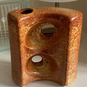 Vase en céramique Roberto Rigon Bertoncello Italie années 60