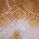 Louis XV style marquetry side table