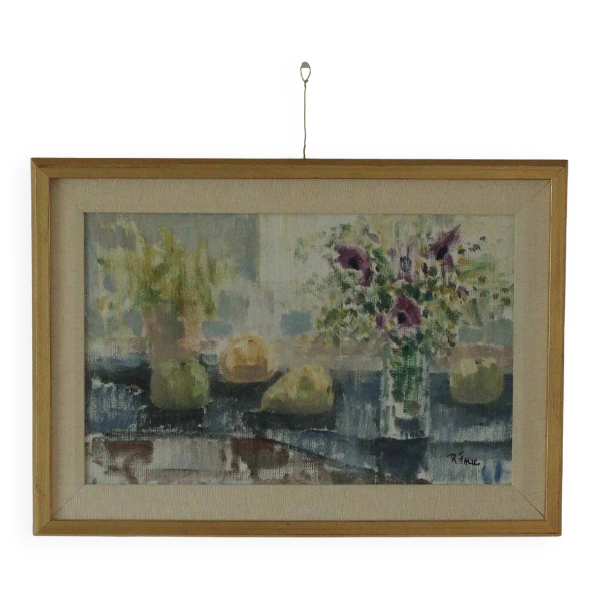 Nature morte aux fleurs violettes de Ragnar Falk