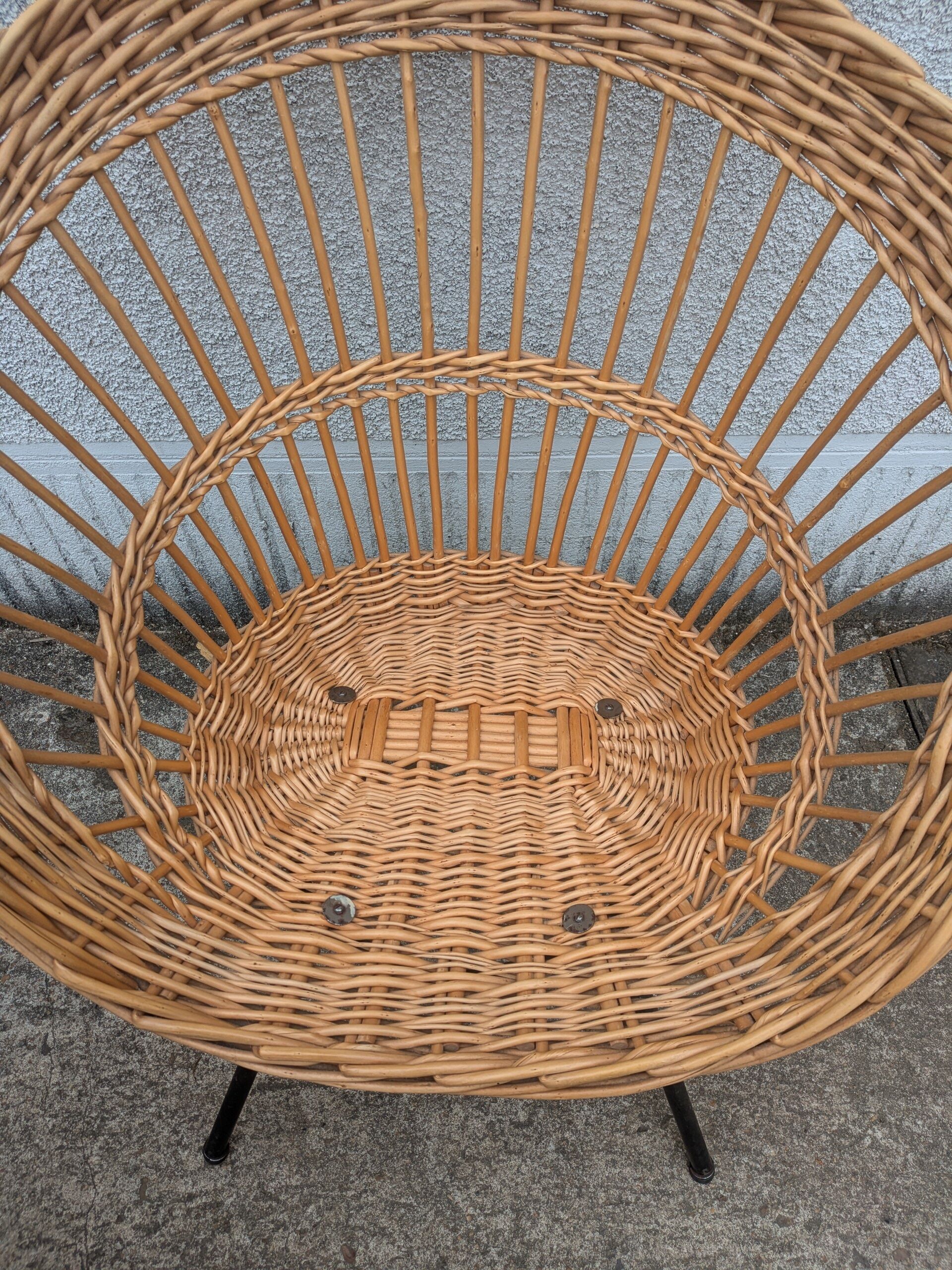 Rattan garden furniture
