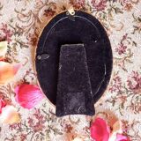 Gold and velvet photo frame
