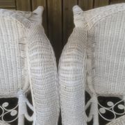 Vintage peacock rattan garden furniture