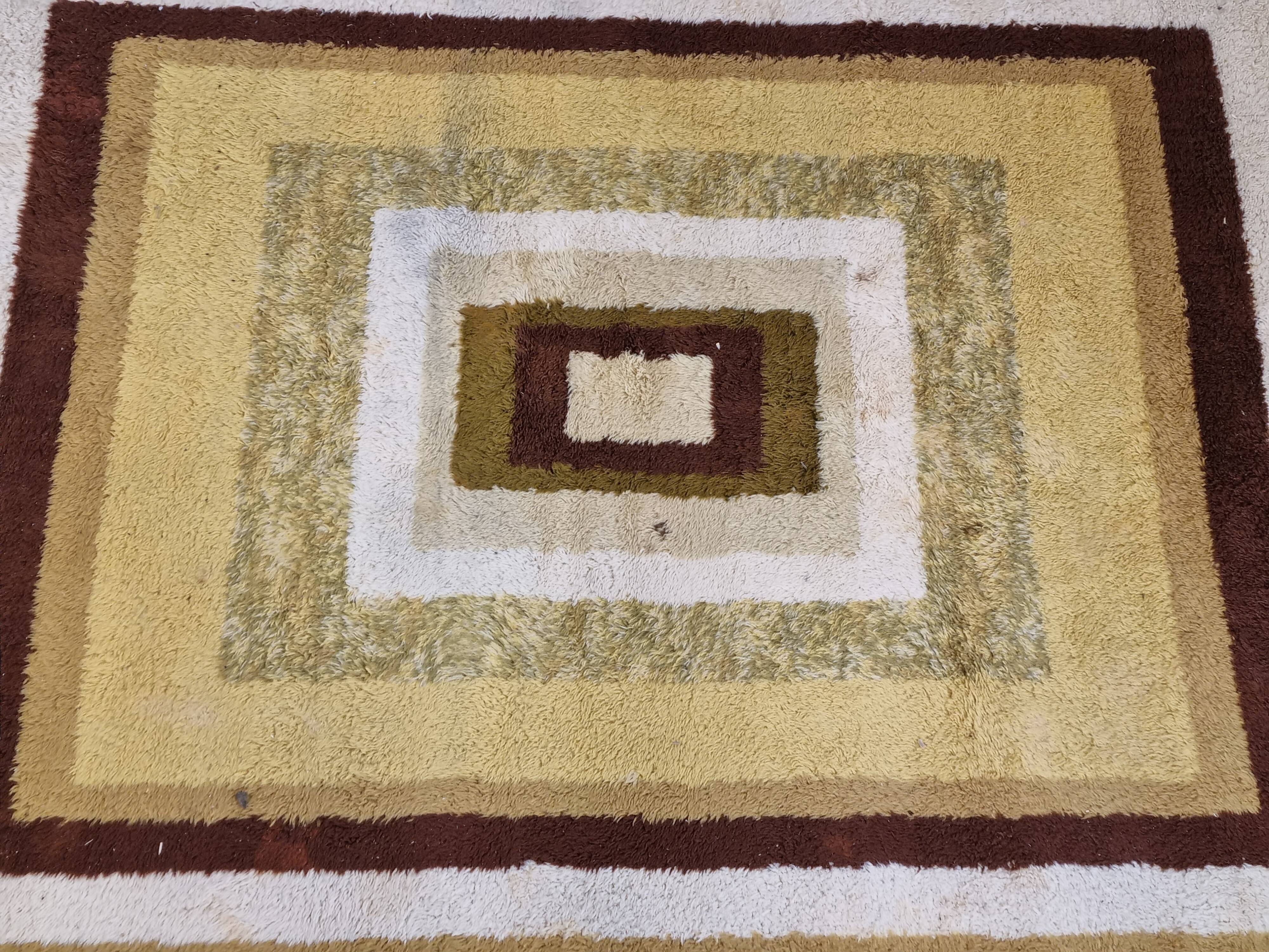 Large modernist carpet, 1970s 290x200cm