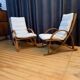 Paire de fauteuils WK Wohnen Allemagne années 1970