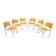 Set de 6 chaises empilables 40/4 Home de David Rowland