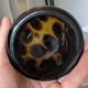 Large cylindrical vase in blown Italian glass – Tartaruga decor