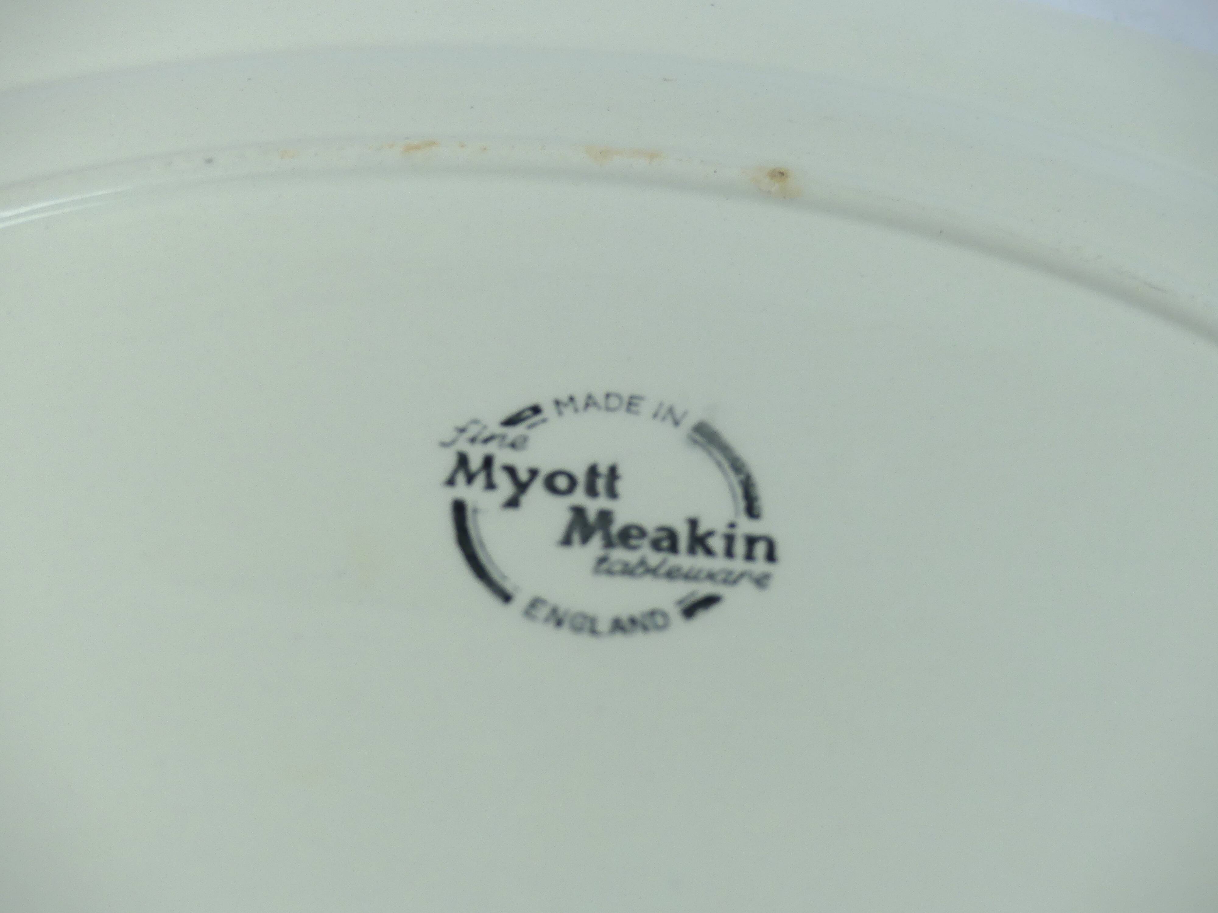 Oval English porcelain dish
