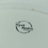 Plat ovale en porcelaine anglaise