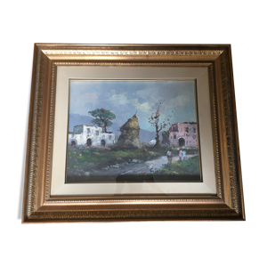Peinture à l’huile de G.Giusti