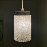Vintage 60s minimalist white hanging lamp