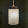 Vintage 60s minimalist white hanging lamp