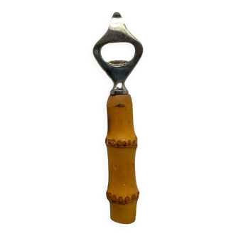 Bamboo bottle opener